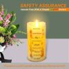 Skywin in Loving Memorial Candles for Deceased (Every Beat) - 5.9 x 2.7 in LED Flameless Candles, Remembrance Candle for Loss